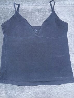 Brandy Melville Black V-Neck Spaghetti Strap Camisole